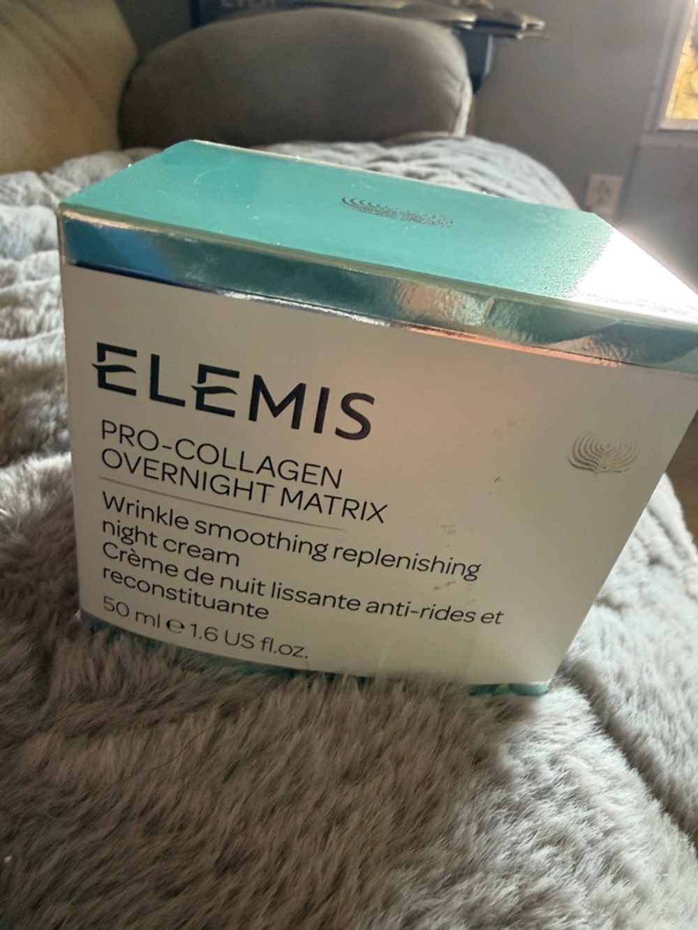 ELEMIS Teal & Silver Pro-Collagen Overnight Matrix Night Cream Box